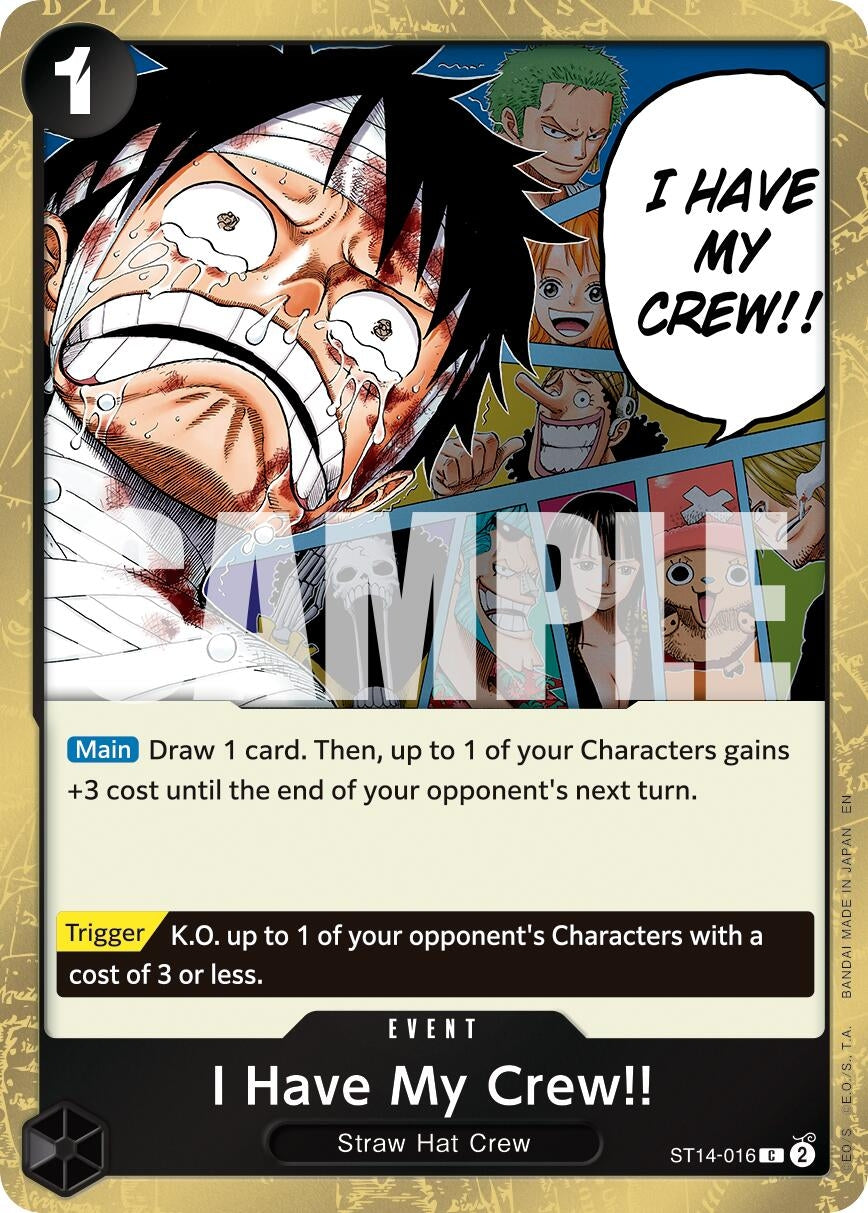 I Have My Crew!! (Pirate Foil) (ST14-016) (Premium Booster -The Best- Vol. 2) (PRB-02)
