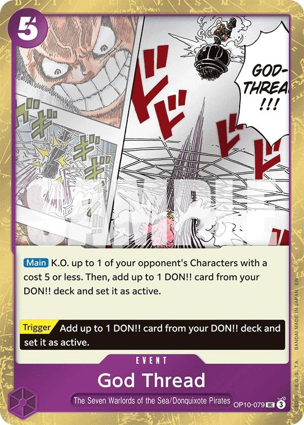 God Thread (Pirate Foil) (OP10-079) (Premium Booster -The Best- Vol. 2) (PRB-02)