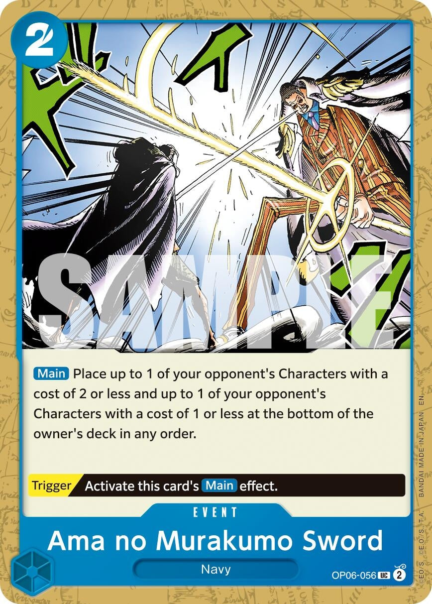 Ama no Murakumo Sword (Reprint) (OP06-056) (Premium Booster -The Best- Vol. 2) (PRB-02)