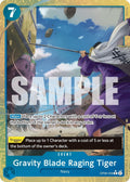 Gravity Blade Raging Tiger (Alternate Art) (OP06-058) (Premium Booster -The Best- Vol. 2) (PRB-02)