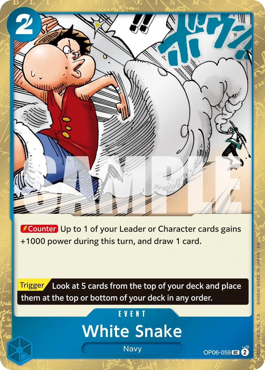 White Snake (Pirate Foil) (OP06-059) (Premium Booster -The Best- Vol. 2) (PRB-02)