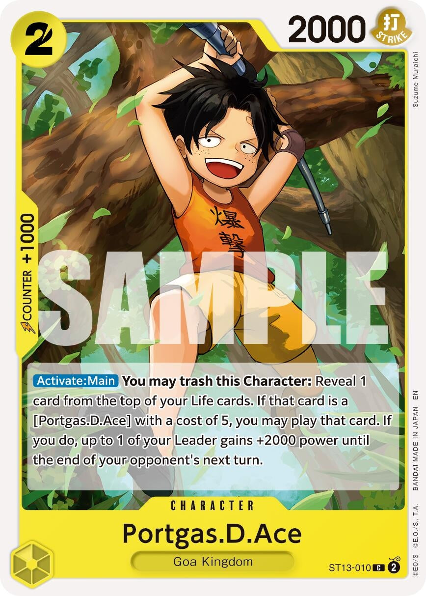 Portgas.D.Ace - ST13-010 (Reprint) (ST13-010) (Premium Booster -The Best- Vol. 2) (PRB-02)