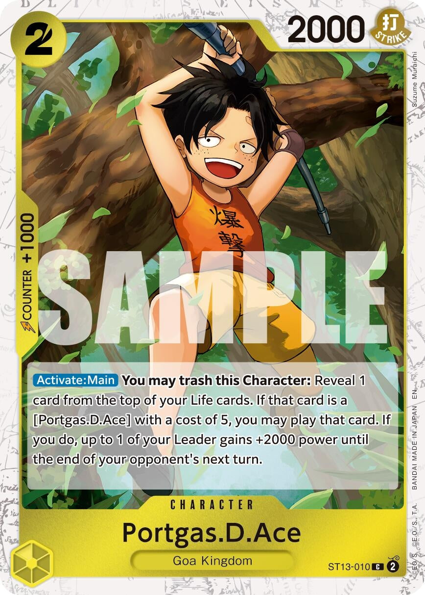 Portgas.D.Ace - ST13-010 (Pirate Foil) (ST13-010) (Premium Booster -The Best- Vol. 2) (PRB-02)