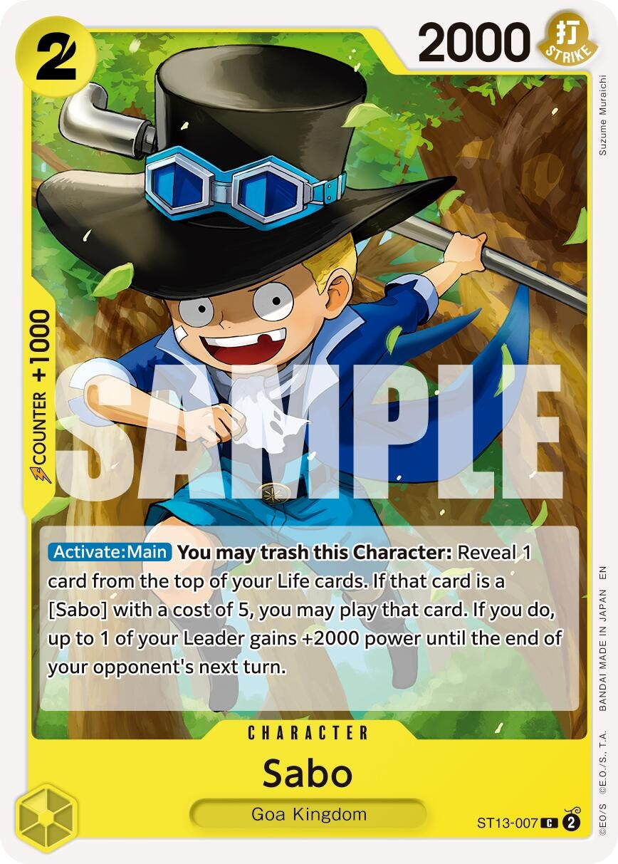 Sabo - ST13-007 (Reprint) (ST13-007) (Premium Booster -The Best- Vol. 2) (PRB-02)