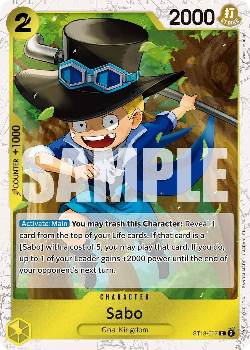 Sabo - ST13-007 (Pirate Foil) (ST13-007) (Premium Booster -The Best- Vol. 2) (PRB-02)