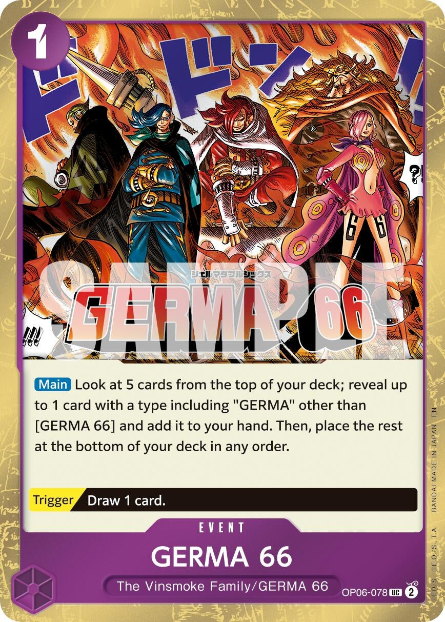 GERMA 66 (Pirate Foil) (OP06-078) (Premium Booster -The Best- Vol. 2) (PRB-02)