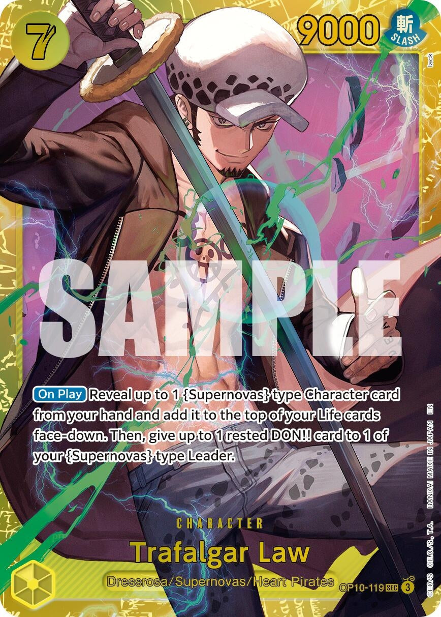 Trafalgar Law - OP10-119 (Reprint) (OP10-119) (Premium Booster -The Best- Vol. 2) (PRB-02)