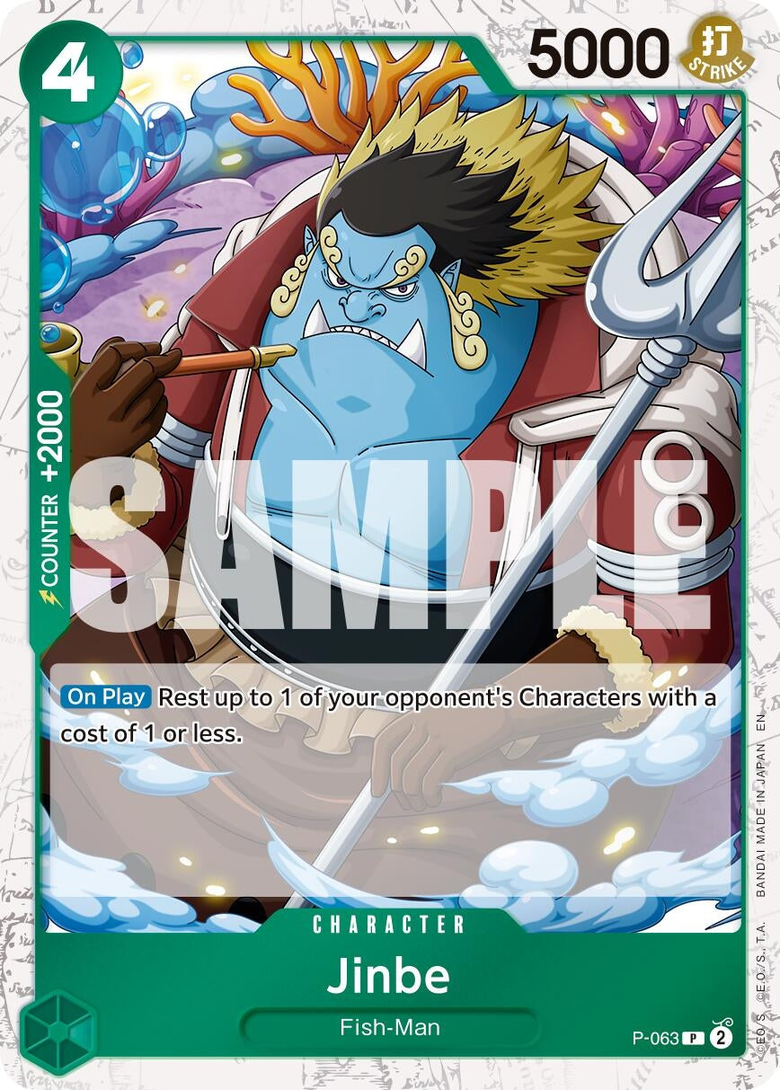 Jinbe - P-063 (Pirate Foil) (P-063) (Premium Booster -The Best- Vol. 2) (PRB-02)
