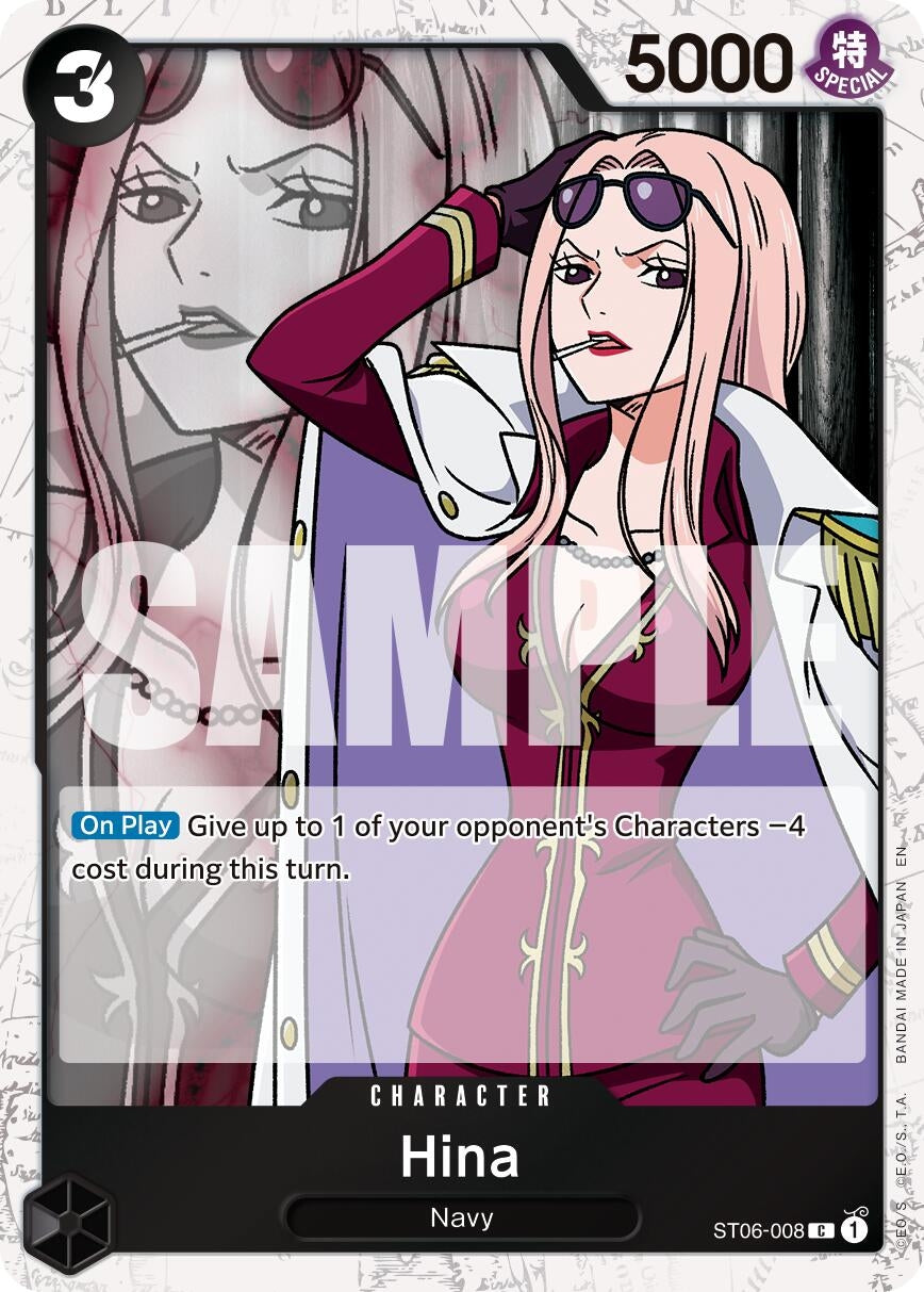 Hina (Pirate Foil) (ST06-008) (Premium Booster -The Best- Vol. 2) (PRB-02)