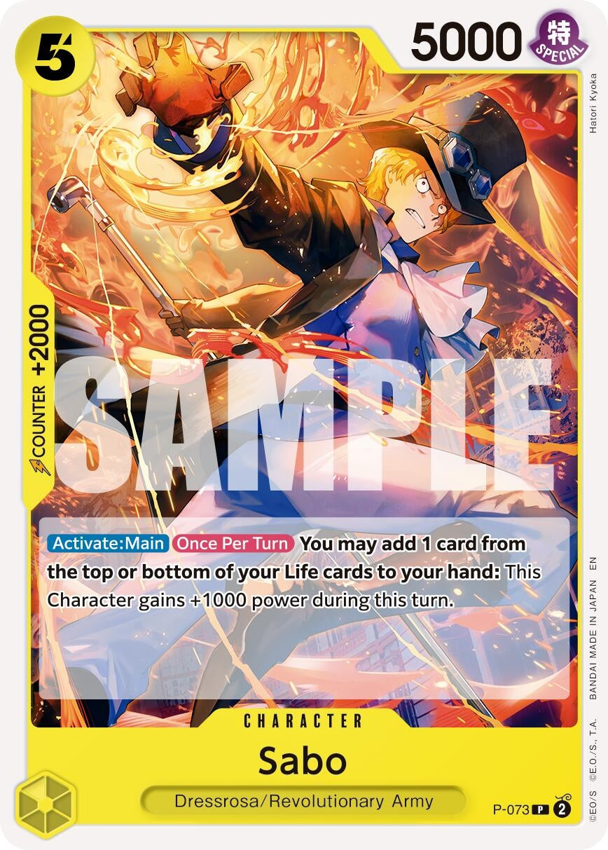 Sabo - P-073 (Reprint) (P-073) (Premium Booster -The Best- Vol. 2) (PRB-02)