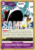 Slow-Slow Beam Sword (Reprint) (OP07-076) (Premium Booster -The Best- Vol. 2) (PRB-02)