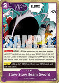 Slow-Slow Beam Sword (Pirate Foil) (OP07-076) (Premium Booster -The Best- Vol. 2) (PRB-02)