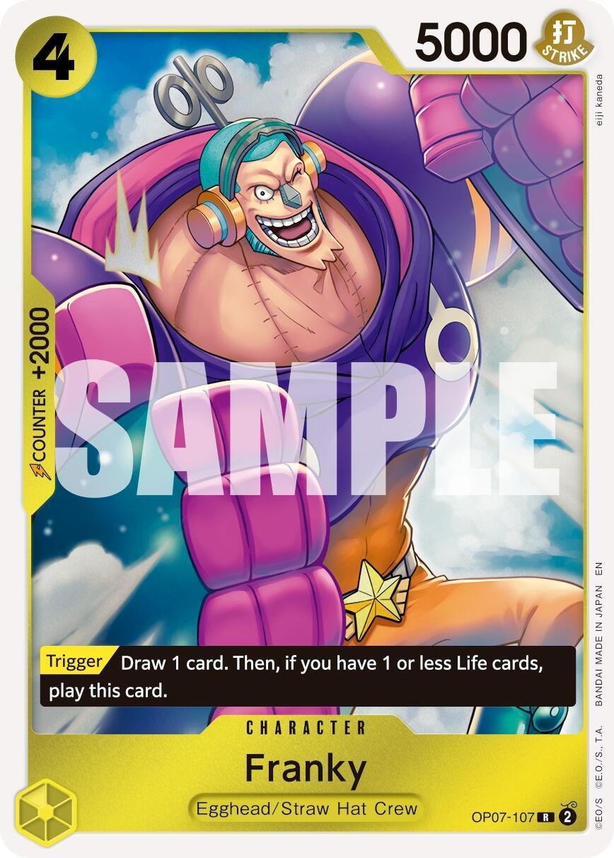Franky - OP07-107 (Reprint) (OP07-107) (Premium Booster -The Best- Vol. 2) (PRB-02)