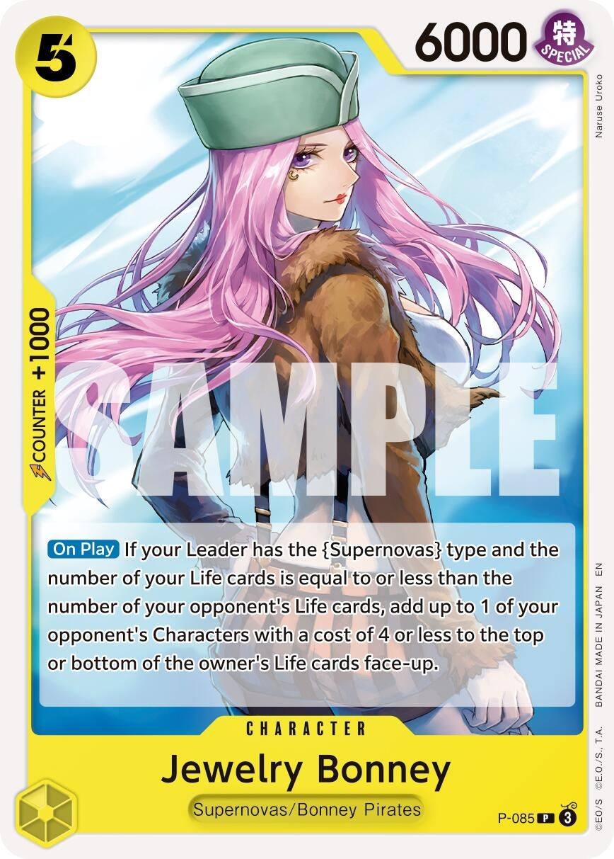 Jewelry Bonney - P-085 (Reprint) (P-085) (Premium Booster -The Best- Vol. 2) (PRB-02)