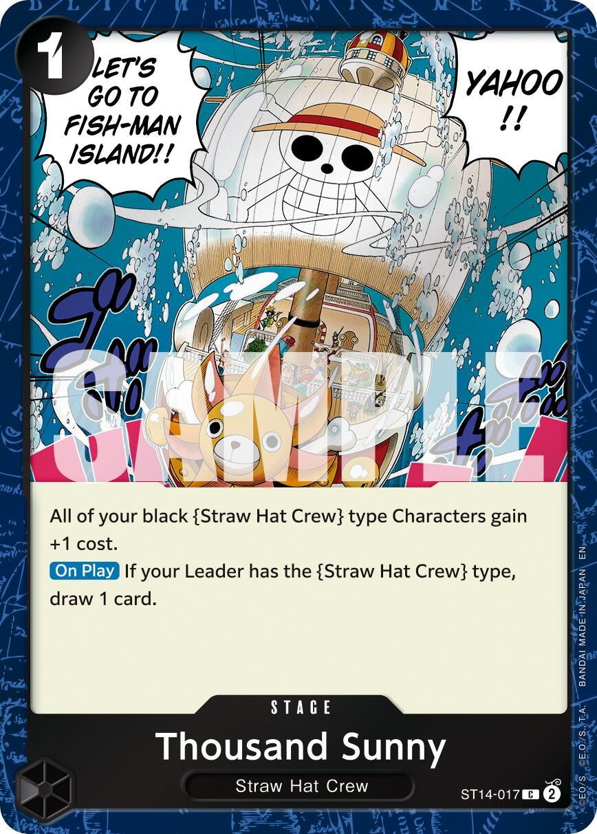 Thousand Sunny (Pirate Foil) (ST14-017) (Premium Booster -The Best- Vol. 2) (PRB-02)