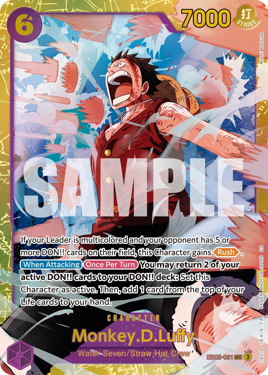 Monkey.D.Luffy - EB02-061 (Reprint) (EB02-061) (Premium Booster -The Best- Vol. 2) (PRB-02)