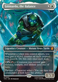 Leonardo, the Balance (Borderless) (TMC-001) - Commander: Teenage Mutant Ninja Turtles