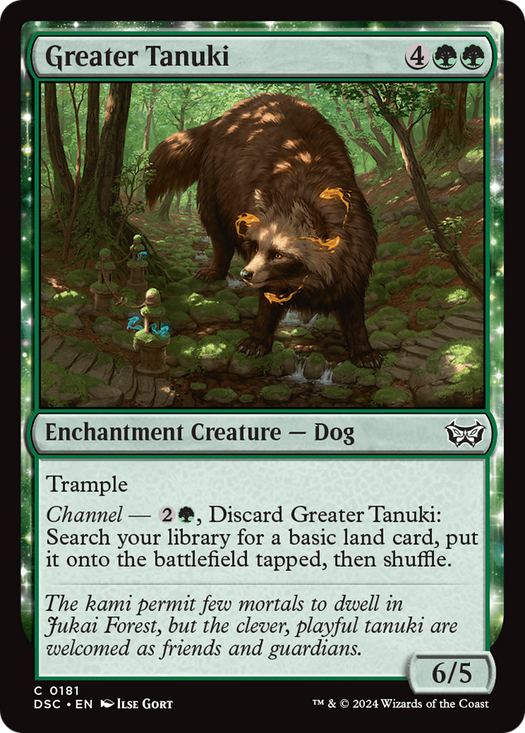 Greater Tanuki (DSC-181) - Duskmourn: House of Horror Commander