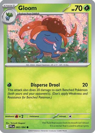 Gloom 002 - ME02 Phantasmal Flames Reverse Holofoil