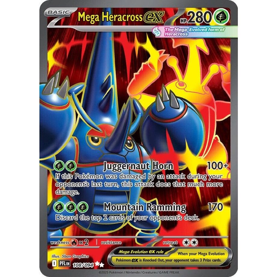 Mega Heracross ex (108/094) (ME02: Phantasmal Flames)