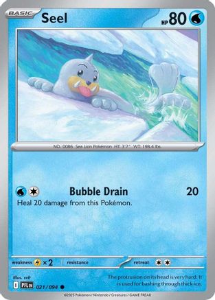 Seel 021 - ME02 Phantasmal Flames Reverse Holofoil