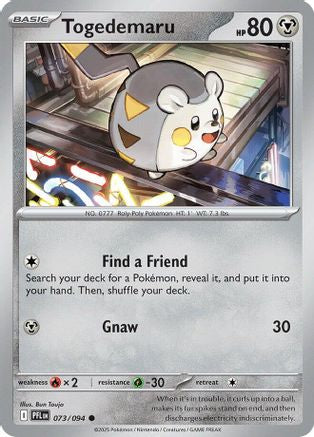 Togedemaru 073/094 - ME02 Phantasmal Flames Reverse Holofoil