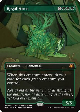 Regal Force (Borderless) (SPG-141) - Special Guests Foil