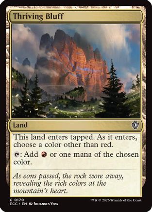 Thriving Bluff (ECC-170) - Commander: Lorwyn Eclipsed