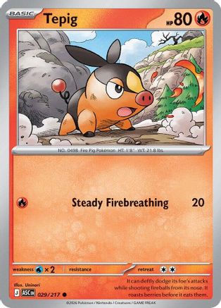Tepig 029 - ME Ascended Heroes