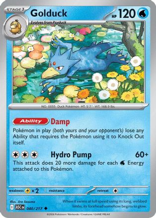 Golduck 040 - ME Ascended Heroes