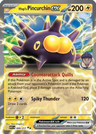 Hop's Pincurchin ex 068 - ME Ascended Heroes Holofoil