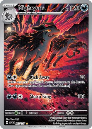 Mightyena 243/217 - ME Ascended Heroes Holofoil