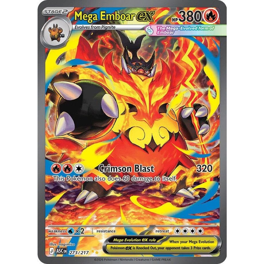 Mega Emboar ex (273/217) (ME: Ascended Heroes)