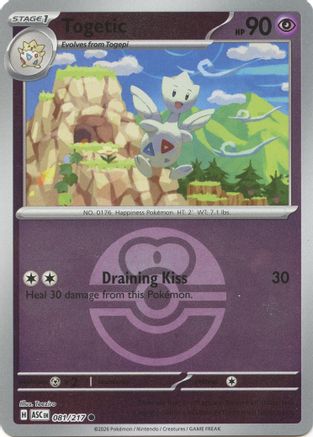 Togetic (Love Ball) 081 - ME Ascended Heroes Reverse Holofoil