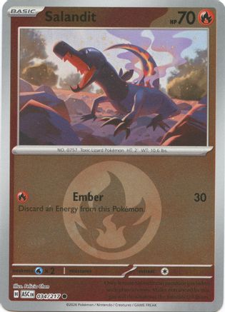 Salandit (Energy Symbol Pattern) 034 - ME Ascended Heroes Reverse Holofoil