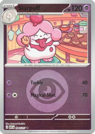 Slurpuff (Energy Symbol Pattern) 094/217 - ME Ascended Heroes Reverse Holofoil
