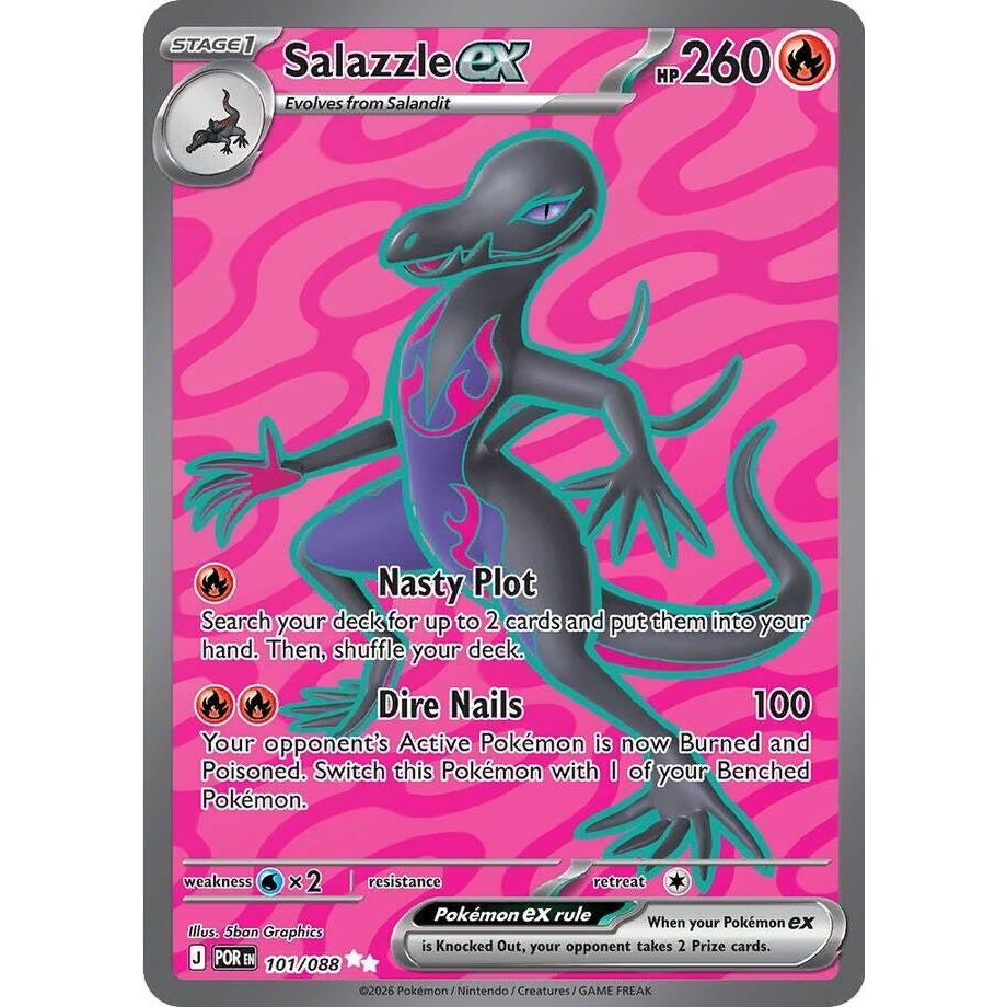 Salazzle ex (101/088) (ME03: Perfect Order)