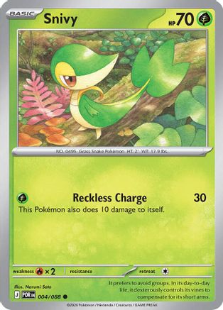 Snivy 004 - ME03 Perfect Order Reverse Holofoil