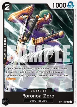 Roronoa Zoro (OP15-094) (OP15-094) - Adventure on Kami's Island