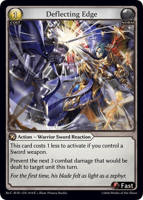 Deflecting Edge (014) (Mordred Re: Collection, Aurelian Regent) (AURR)