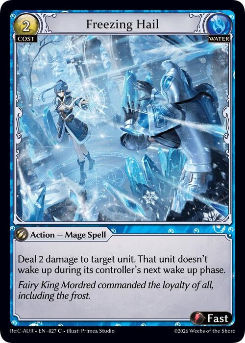 Freezing Hail (027) (Mordred Re: Collection, Aurelian Regent) (AURR)