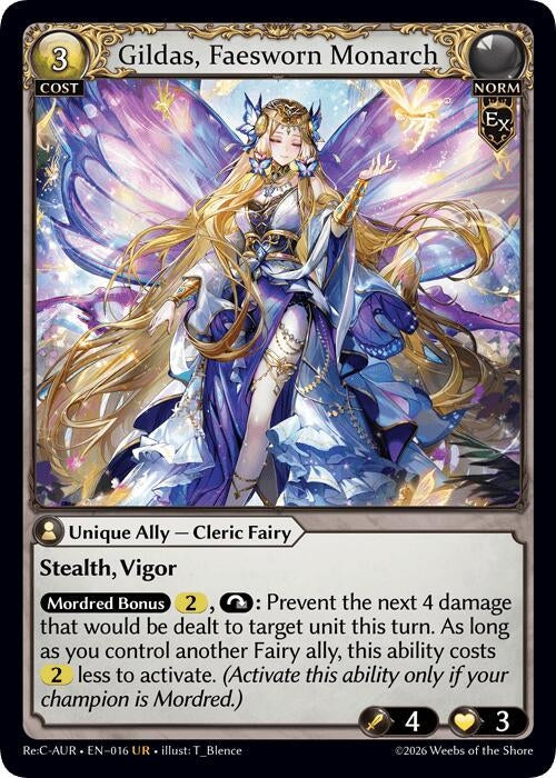 Gildas, Faesworn Monarch (016) (Mordred Re: Collection, Aurelian Regent) (AURR)