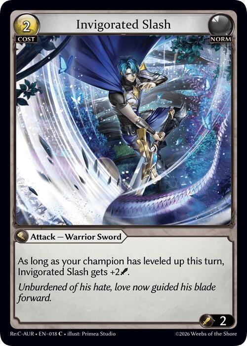 Invigorated Slash (018) (Mordred Re: Collection, Aurelian Regent) (AURR)