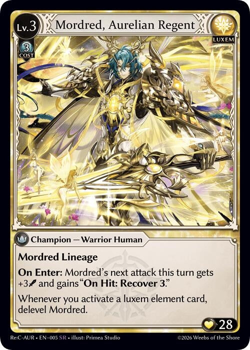 Mordred, Aurelian Regent (005) (Mordred Re: Collection, Aurelian Regent) (AURR)