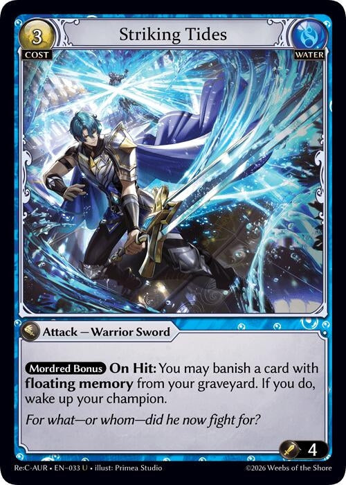 Striking Tides (033) (Mordred Re: Collection, Aurelian Regent) (AURR)