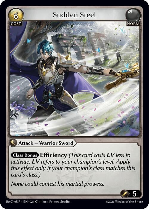 Sudden Steel (021) (Mordred Re: Collection, Aurelian Regent) (AURR)