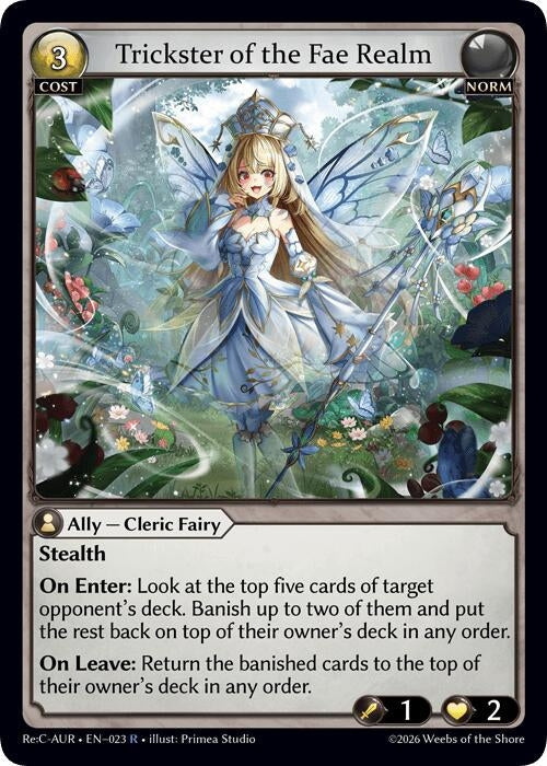 Trickster of the Fae Realm (023) (Mordred Re: Collection, Aurelian Regent) (AURR)
