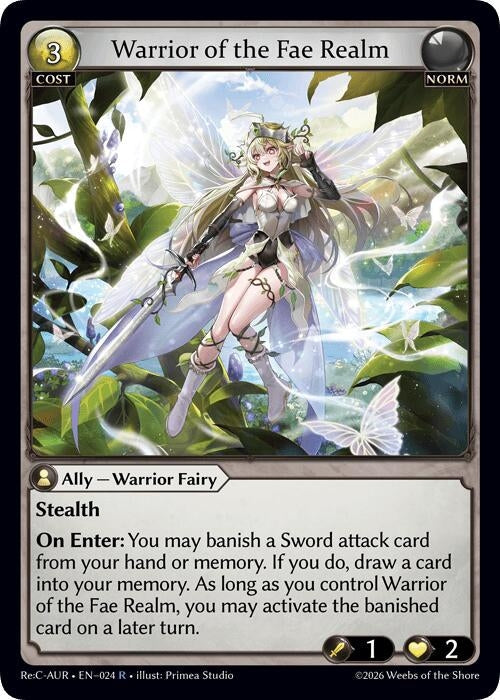 Warrior of the Fae Realm (024) (Mordred Re: Collection, Aurelian Regent) (AURR)