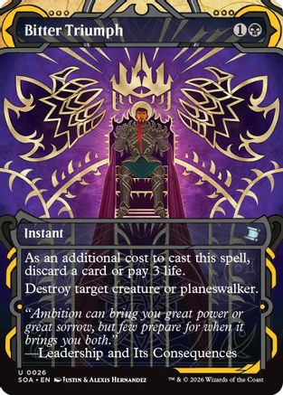Bitter Triumph (SOA-026) - Secrets of Strixhaven: Mystical Archive