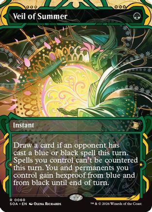 Veil of Summer (SOA-060) - Secrets of Strixhaven: Mystical Archive